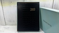 TIFFANY & CO. 2000 — and year 2028 — Calendar Planner; LEATHER! NEW OLD STOCK!