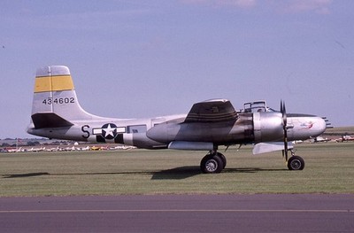 Kodachrome Dia N167B (434602/S) Douglas A-26B Invader USAF Duxford 2002 (C31)