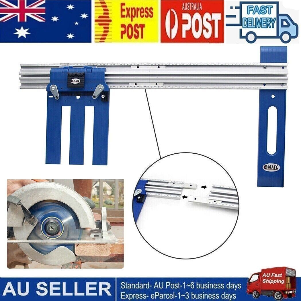 Rip Cut Circular Saw Guide Precision Edge Guide Power Saw Rip Fence for Circular