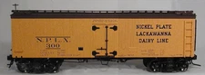 Atlas #8017 Nickel Plate Lackawanna Dairy Line 36' Woodside Reefer (3-Rail)