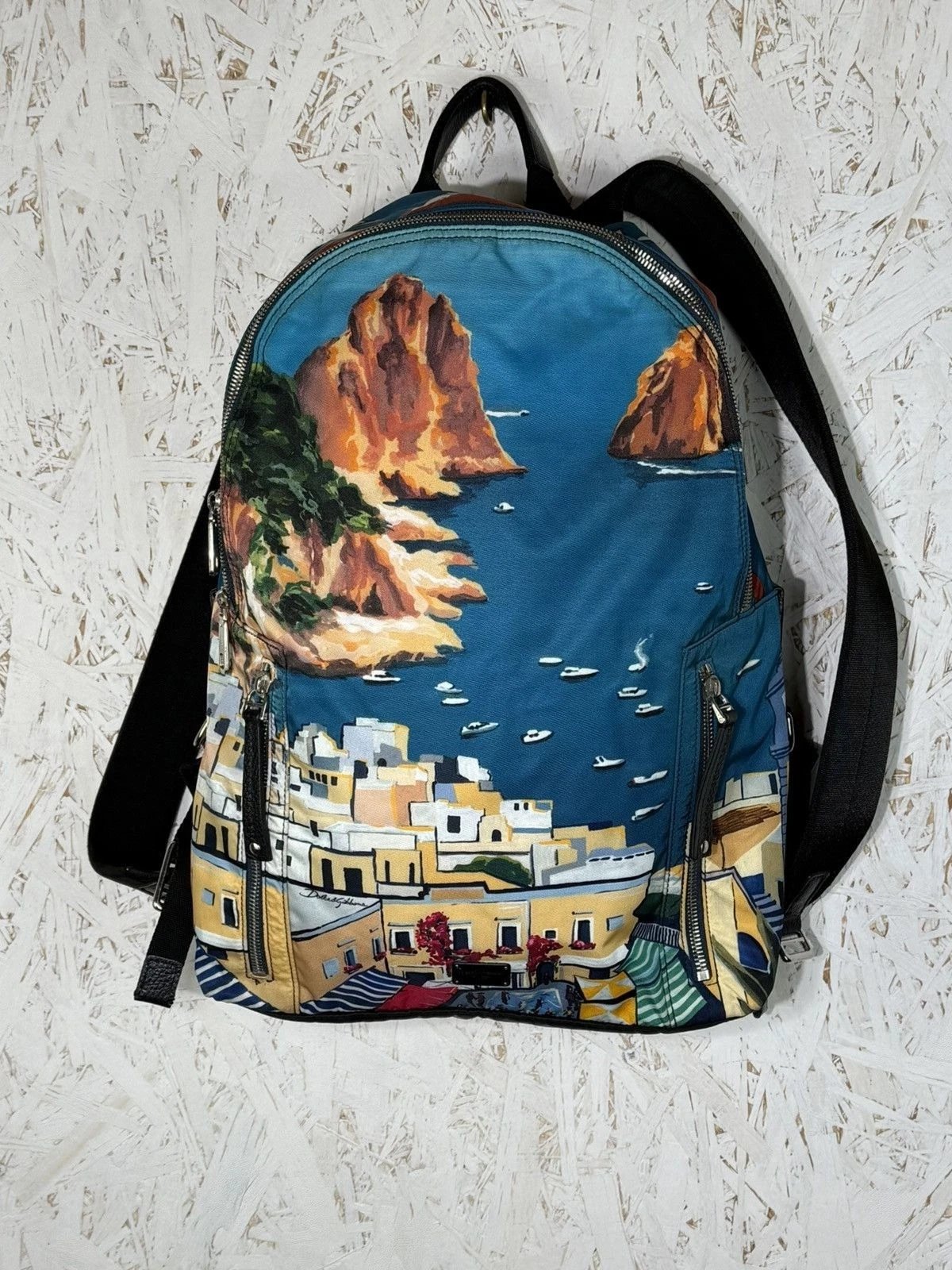 Dolce Gabbana — Dolce & Gabbana Capri L’isola Del Sole Backpack Rucksack