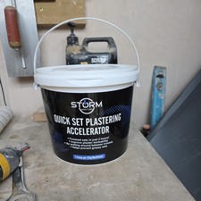 Storm Additives 5KG Large Tub  Plaster Accelerator Half Time Quick set 