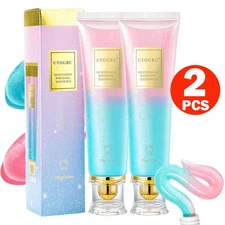 2Pcs Niacinamide Whitening Toothpaste, Natural Niacinamide Toothpaste Teeth Care