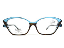 Jean Lafont Eyeglasses Frames EMERAUDE 675 Clear Blue Tortoise Cat Eye 51-13-137