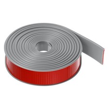 Edge Banding 30mm x 6M Flexible TPE Self Adhesive U-Shape Veneer Tape Gray