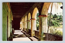 Santa Barbara CA, Old Mission, California Vintage Postcard