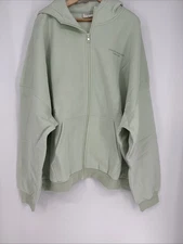 Comfrt Unisex Pastel Zip Hoodie.  Mint. 3XL.  KJHU102