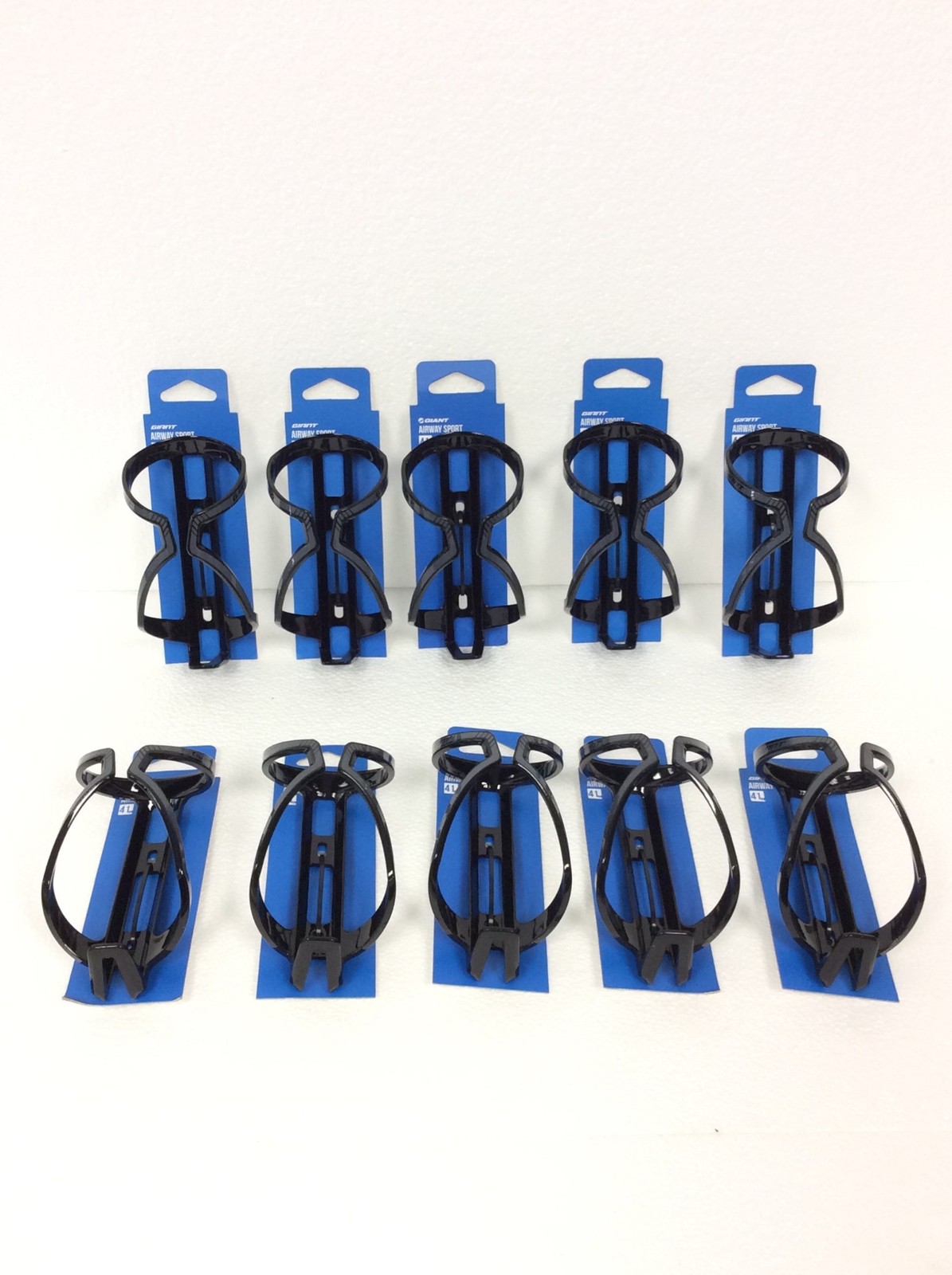 2x NEW Giant Airway Sport Bottle Cage Light Weight Black/Gray, FREE SHIPPING
