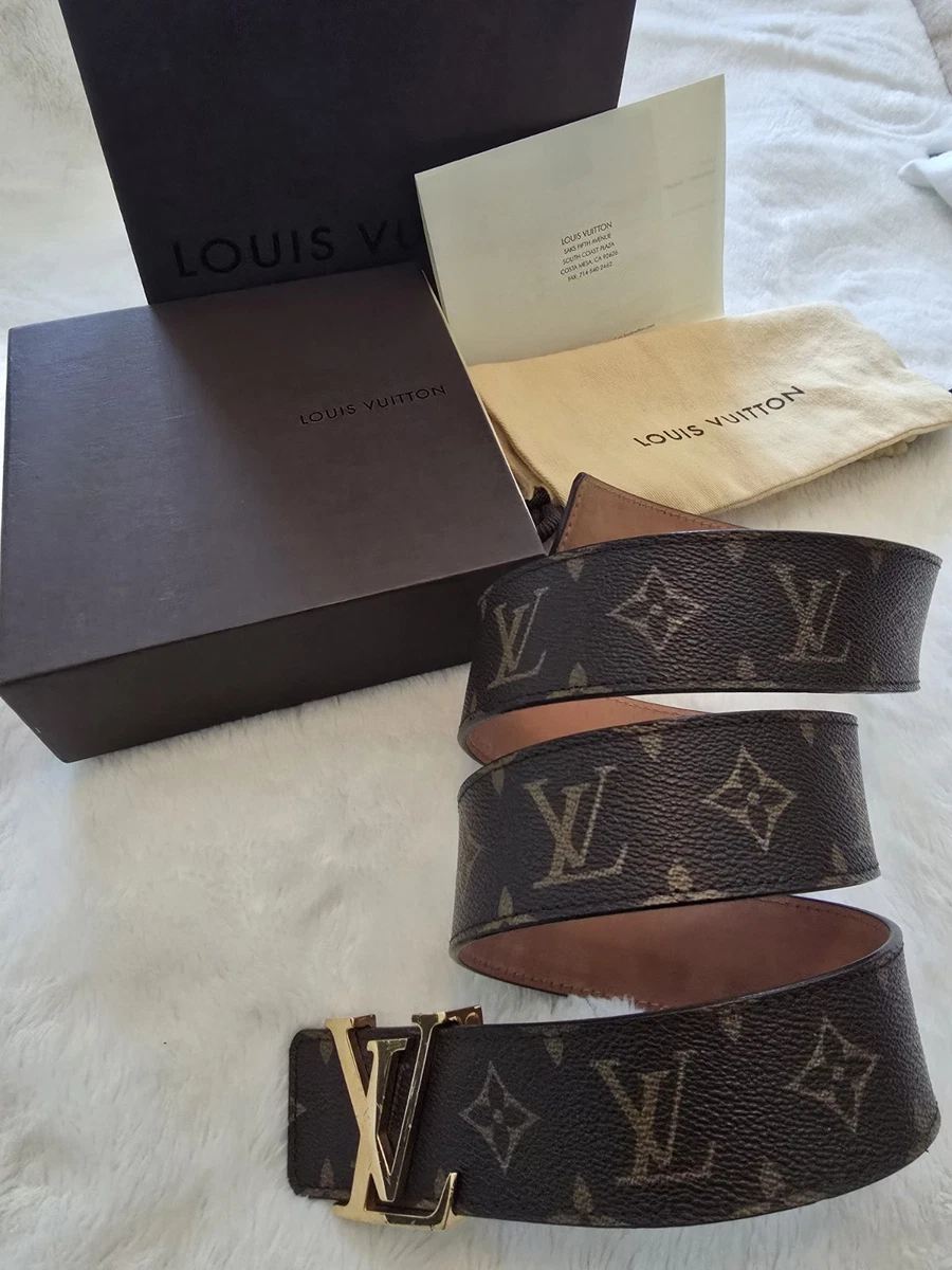 Louis Vuitton Leather Brown Belts for Men for sale | eBay