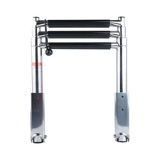 Stainless Steel 3 Step Telescoping Boat Ladder for Marine Boat Swim Platform 