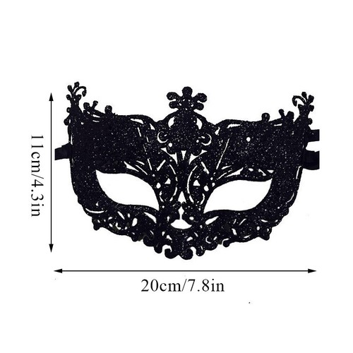 Feather Lace Masquerade Eye Mask Venetian Party Ball Carnival Party Fancy Dress - Picture 8 of 76