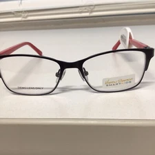 Vision Source Smart Kids Eyeglass Frames PL-407 Black /Red 47/15/130