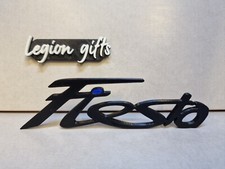 3D badge logo for Ford fiesta mk7.5 decoration interior use black spirit blue