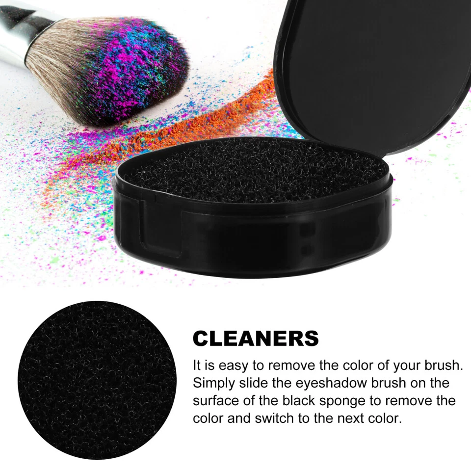 3 Pcs Cleaning Box Make up Brush Washer Eyeshadow Color Sponge - Image 2 of 4