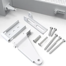 Reinforced Storm Door Closer Bracket, Security Door Shock Bracket Kit, Repair Ja