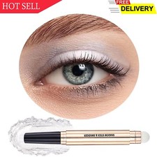 White Eyeshadow Stick Makeup, Highlighter Matte Cream Eye Shadow Pencil, Wate...
