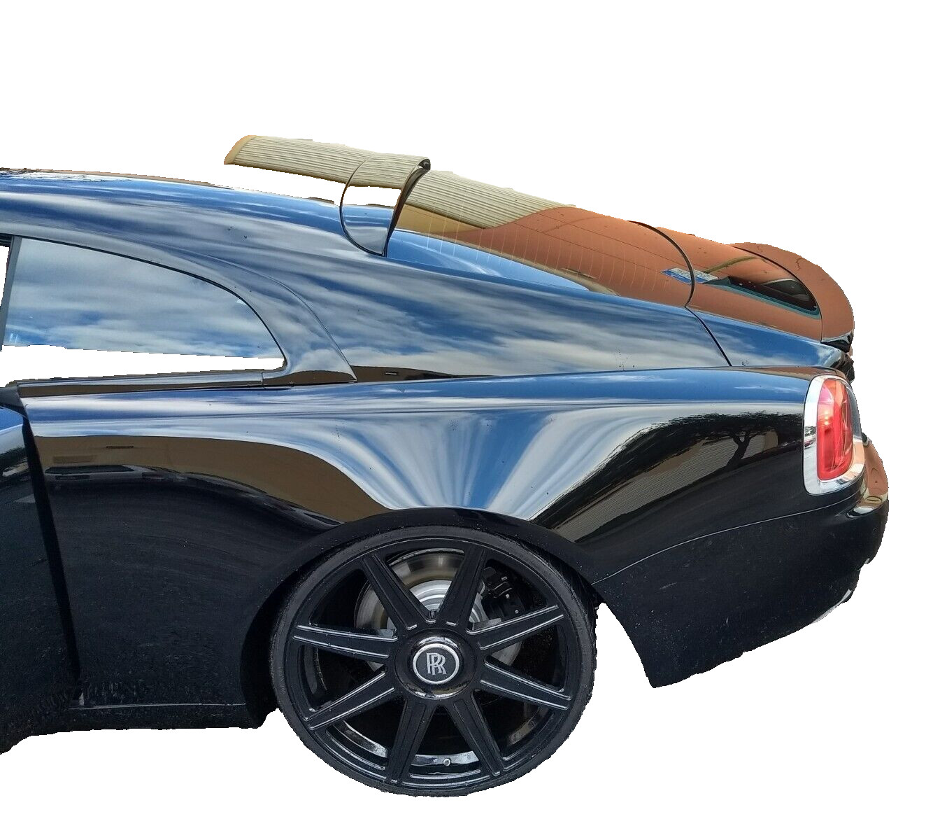 Rolls Royce Wraith 2013-17 Tesoro Rear Trunk Lip Spoiler flush Mount Made in USA
