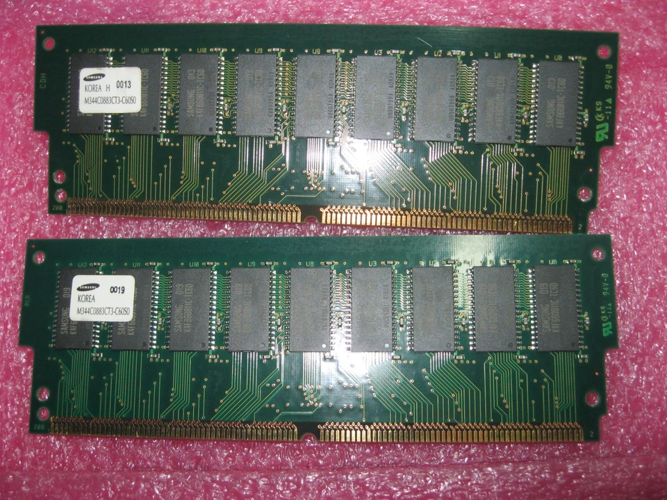 Sun X7004A 501-3136 256MB mem kit  ( 2 * 128MB ) Samsung  - L2A07 - Image 3 of 3