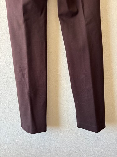 NWT LG Lena Gabrielle Pull On Pants Womens Size 10 Brown Straight Leg - Picture 10 of 13