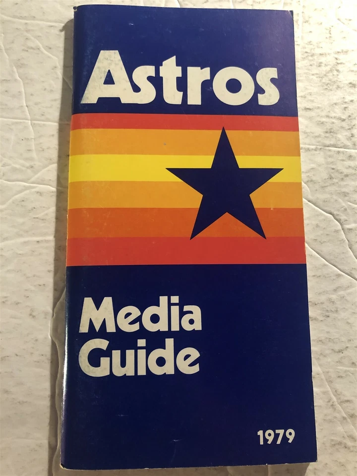 1979 HOUSTON ASTROS Media Guide JR RICHARD Art HOWE Joaquin ANDUJAR Jose CRUZ - Image 2 of 2