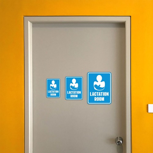 Portrait Round Plus Lactation Room Wall or Door Sign | Baby Rooms Signage - Picture 6 of 32