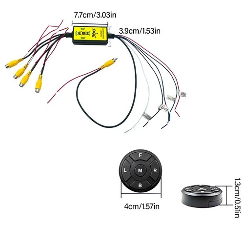 Car Reversing Camera Adapter With Night Visibility For Safe Parking Assistance - Picture 8 of 8