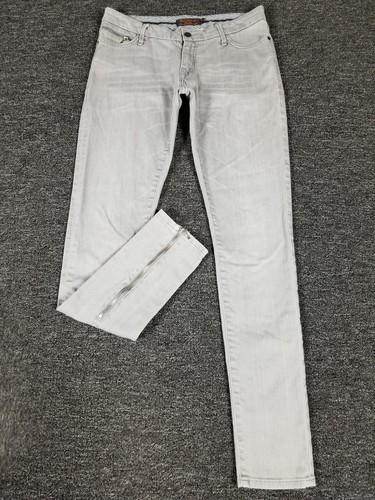 Ben Sherman, Ben Sherman Pants Mens 32x34 Gray Slim Fit Chino Zip Ankle Casual Low Rise