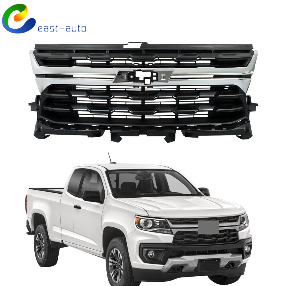 84896828 Upper Bumper Grille For 2021-2022 Chevrolet Colorado Chrome Front Grill