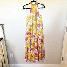 Trina Turk Sunglasses Maxi Dress - multi beach tiered floral women’s size 2