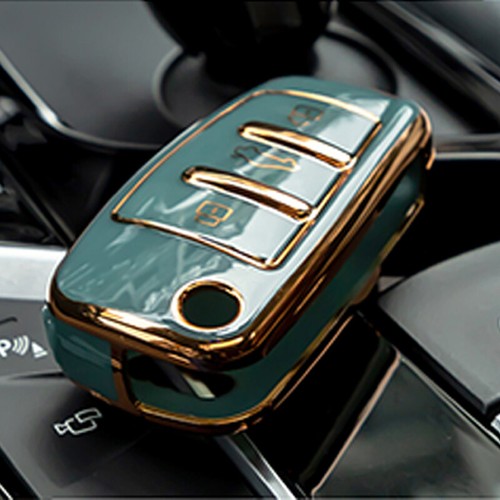 Auto Schlüssel Hülle Schutzhülle Key Cover Case Für Audi A1 A3 Q3 Q7 - Bild 5 von 16
