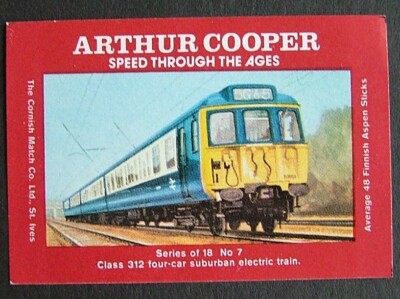 Matchbox Label Class 312 Four Car Suburban Electric Train ME290