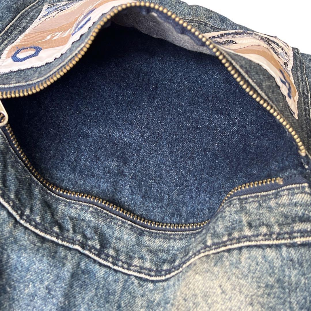 RARE KENZO JEANS Vintage denim shoulder bag Katsushika