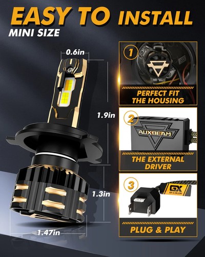LED HEADLIGHT BULBS GX BI-COLOR SERIES DUAL COLOR SWITCHBACK - Picture 5 of 13