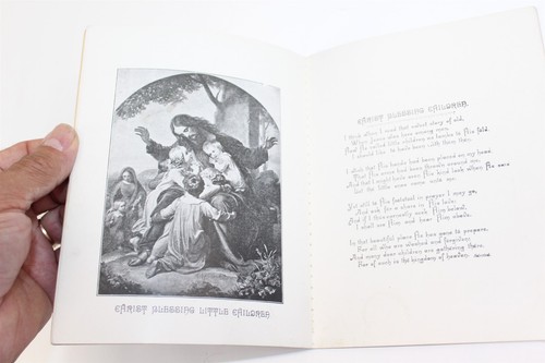 1920 Baptismal Booklet Embossed Stamp Lutheran Vintage - Picture 6 of 7