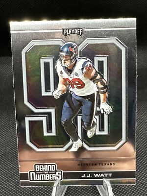 2020 Panini Playoff JJ Watt Houston Texans Behind The Numbers #BTN-17