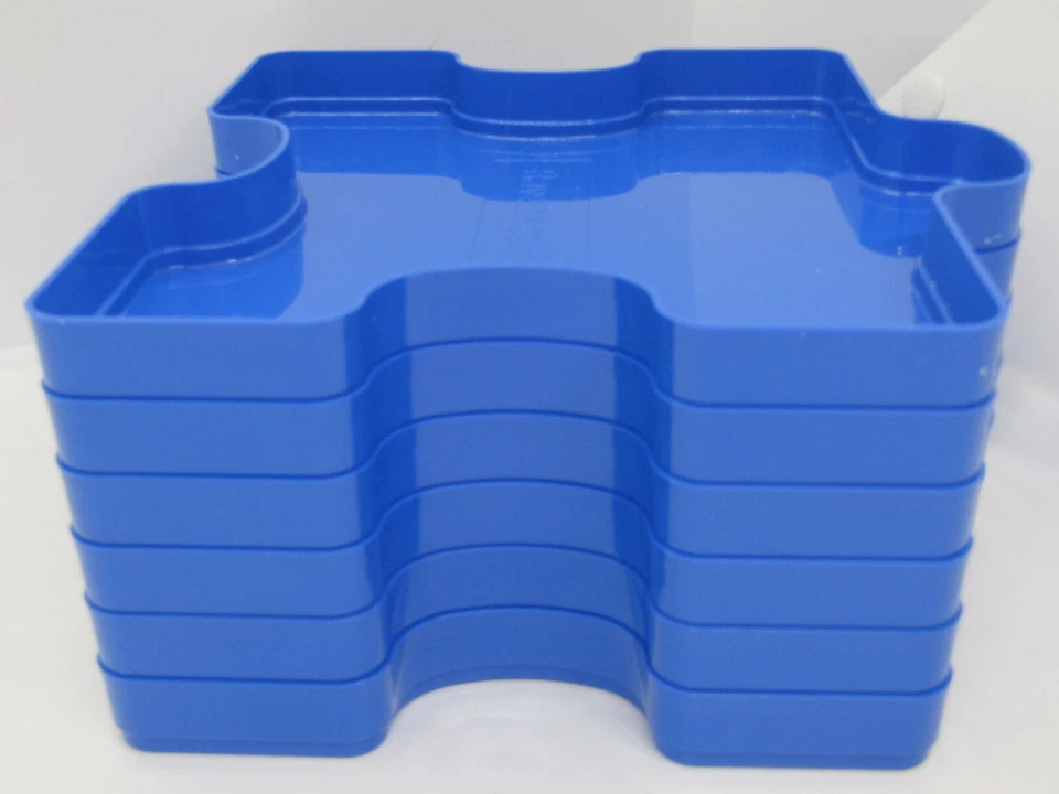 PUZZLE SORT & GO! COM 6 BANDEJAS DE CLASSIFICAÇÃO EMPILHÁVEIS! PARA QUEBRA-CABEÇAS DE ATÉ 1000 PEÇAS - Imagem 3 de 4