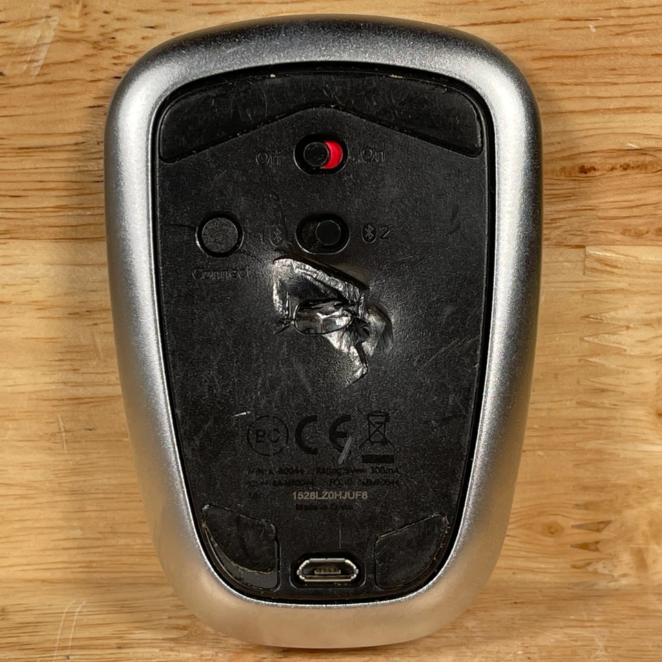 Logitech Ultrathin Touch T630 M-R0044 Black Wireless Optical Mouse - For Parts - Image 2 of 3