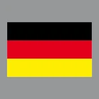 Sticker 8 cm sticker D FRG Germany flag flag football fan European Cup decoration