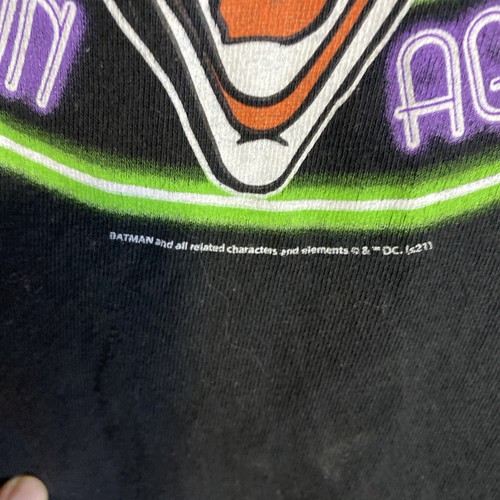 Vintage Joker Laugh Lounge Get A Grin Again & Again T-Shirt Mens Y2K - Picture 2 of 9
