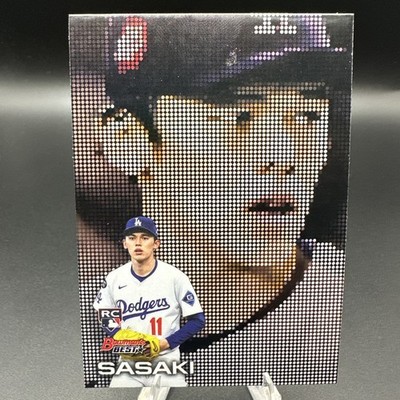 Roki Sasaki 2025 Bowman's Best - Pixel Portraits #P-7 (RC) Dodgers Rookie