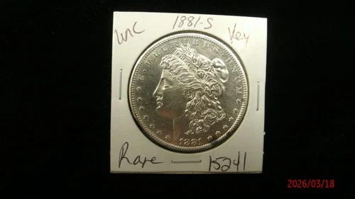1881-S UNC. Morgan Silver Dollar #5241