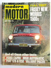 MODERN MOTOR MAY 1972 - TEST  VALIANT PACER  FORD CAPRI  MGB AUTOMATIC - #10
