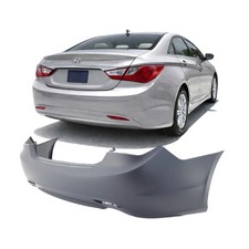 Primed Rear Bumper Cover Fascia For 2011-2013 Hyundai Sonata Limited Se Limited