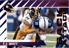 2024 Panini Score Football Red T.J. Watt #1