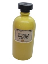 BALMAIN MONSIEUR AFTER SHAVE 120 ML  4 FL OZ ANCIENNE VERSION NEUF TRES RARE