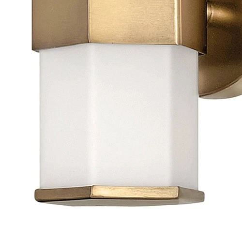 Hinkley Facet 14" High Heritage Brass LED Wall Sconce - Picture 9 of 10