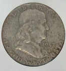 1957-D Franklin Half Dollar 90% Silver