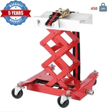 450lbs Low Profile Transmission Jack Auto Repair Lifting Jack 7"-23" w/ 4 Wheels
