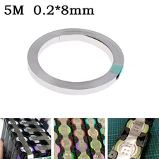 5M/roll Nickel Plated Strip Battery Nickel Sheet Plate Steel Belt Spot Welding