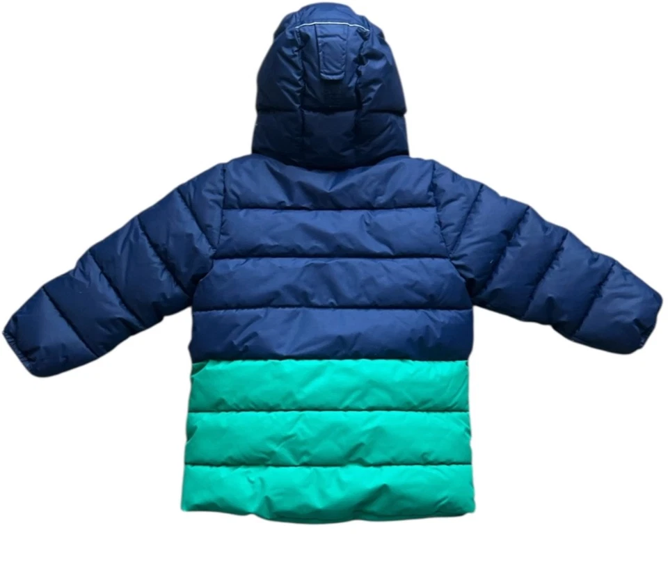 Chaqueta Columbia para niños pequeños 3T verde marino con capucha Arctic Blast Gorpcore Foto 2 de 4